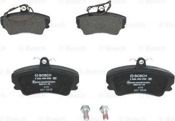 BOSCH 0 986 494 056 - Bremžu uzliku kompl., Disku bremzes www.autospares.lv