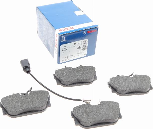 BOSCH 0 986 494 051 - Brake Pad Set, disc brake www.autospares.lv