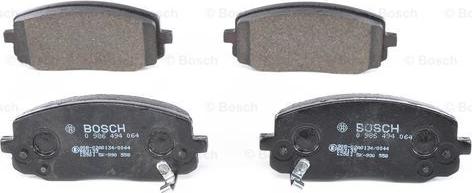 BOSCH 0 986 494 064 - Bremžu uzliku kompl., Disku bremzes www.autospares.lv