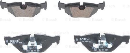 BOSCH 0 986 494 061 - Bremžu uzliku kompl., Disku bremzes autospares.lv