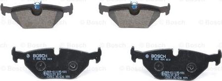 BOSCH 0 986 494 009 - Brake Pad Set, disc brake www.autospares.lv