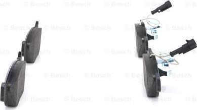 BOSCH 0 986 494 004 - Тормозные колодки, дисковые, комплект www.autospares.lv