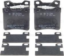 BOSCH 0 986 494 000 - Bremžu uzliku kompl., Disku bremzes www.autospares.lv