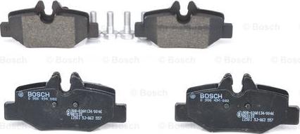 BOSCH 0 986 494 082 - Bremžu uzliku kompl., Disku bremzes www.autospares.lv