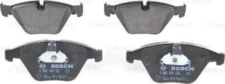 BOSCH 0 986 494 036 - Brake Pad Set, disc brake www.autospares.lv