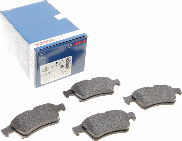 BOSCH 0 986 494 032 - Bremžu uzliku kompl., Disku bremzes www.autospares.lv