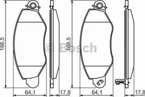 Remsa 77212 - Bremžu uzliku kompl., Disku bremzes www.autospares.lv