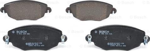 BOSCH 0 986 494 026 - Brake Pad Set, disc brake www.autospares.lv