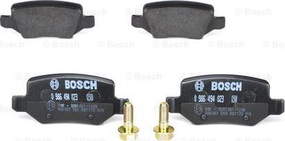 BOSCH 0 986 494 023 - Bremžu uzliku kompl., Disku bremzes www.autospares.lv