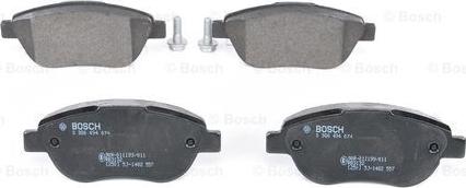 BOSCH 0 986 494 074 - Bremžu uzliku kompl., Disku bremzes autospares.lv