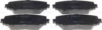 BOSCH 0 986 494 196 - Brake Pad Set, disc brake www.autospares.lv