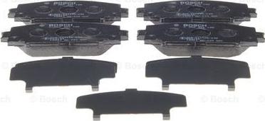 BOSCH 0 986 494 198 - Bremžu uzliku kompl., Disku bremzes www.autospares.lv