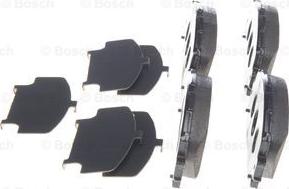 BOSCH 0 986 494 198 - Bremžu uzliku kompl., Disku bremzes www.autospares.lv