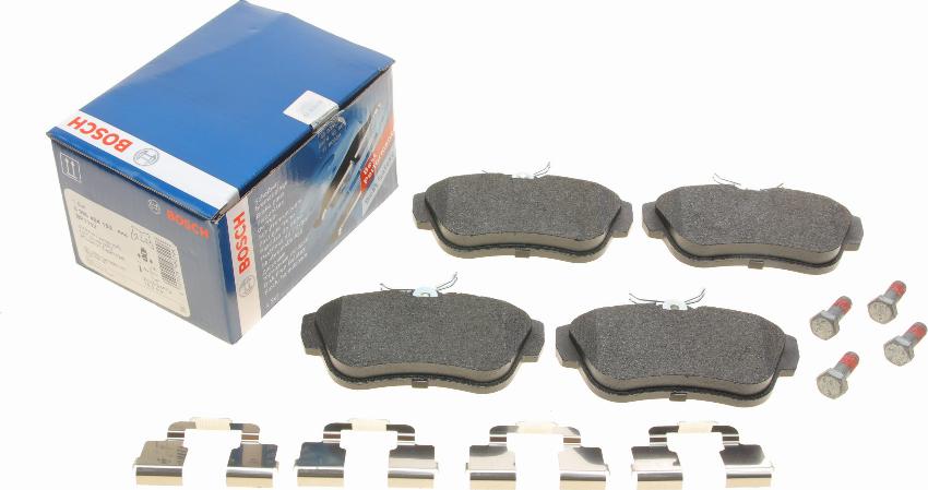 BOSCH 0 986 494 192 - Brake Pad Set, disc brake www.autospares.lv