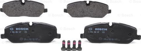 BOSCH 0 986 494 147 - Bremžu uzliku kompl., Disku bremzes www.autospares.lv