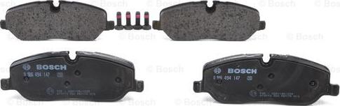 BOSCH 0 986 494 147 - Bremžu uzliku kompl., Disku bremzes www.autospares.lv