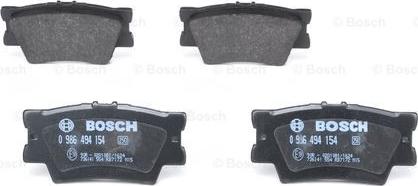 BOSCH 0 986 494 154 - Bremžu uzliku kompl., Disku bremzes www.autospares.lv