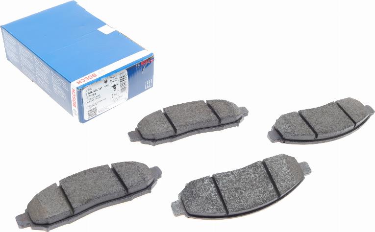 BOSCH 0 986 494 151 - Brake Pad Set, disc brake www.autospares.lv