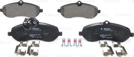 BOSCH 0 986 494 163 - Bremžu uzliku kompl., Disku bremzes www.autospares.lv