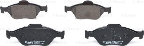 BOSCH 0 986 494 101 - Bremžu uzliku kompl., Disku bremzes www.autospares.lv