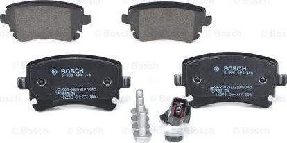 BOSCH 0 986 494 108 - Тормозные колодки, дисковые, комплект www.autospares.lv