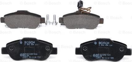 BOSCH 0 986 494 114 - Bremžu uzliku kompl., Disku bremzes www.autospares.lv