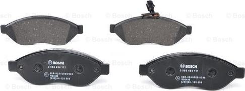 BOSCH 0 986 494 111 - Bremžu uzliku kompl., Disku bremzes www.autospares.lv