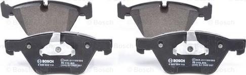 BOSCH 0 986 494 118 - Bremžu uzliku kompl., Disku bremzes autospares.lv