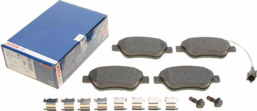 BOSCH 0 986 494 113 - Brake Pad Set, disc brake www.autospares.lv