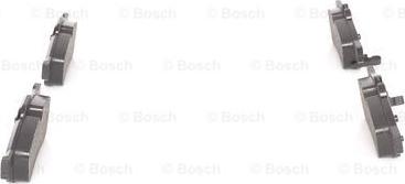 BOSCH 0 986 494 130 - Тормозные колодки, дисковые, комплект www.autospares.lv