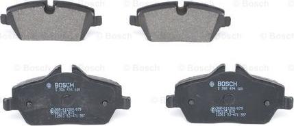 BOSCH 0 986 494 120 - Bremžu uzliku kompl., Disku bremzes www.autospares.lv