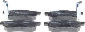 BOSCH 0 986 494 128 - Тормозные колодки, дисковые, комплект www.autospares.lv