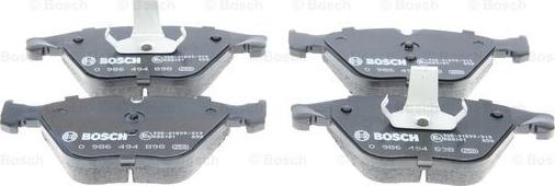 BOSCH 0 986 494 898 - Bremžu uzliku kompl., Disku bremzes www.autospares.lv