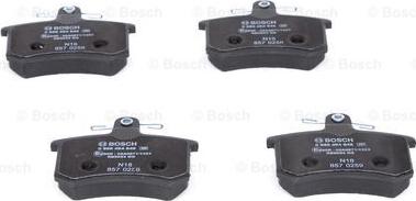 BOSCH 0 986 494 846 - Bremžu uzliku kompl., Disku bremzes www.autospares.lv