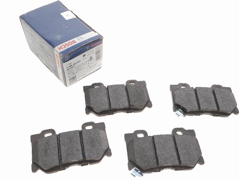 BOSCH 0 986 494 863 - Bremžu uzliku kompl., Disku bremzes www.autospares.lv