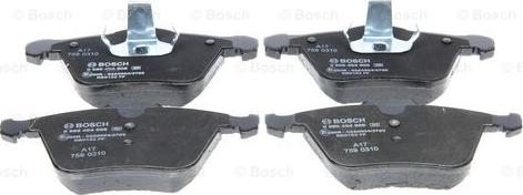 BOSCH 0 986 494 808 - Bremžu uzliku kompl., Disku bremzes www.autospares.lv