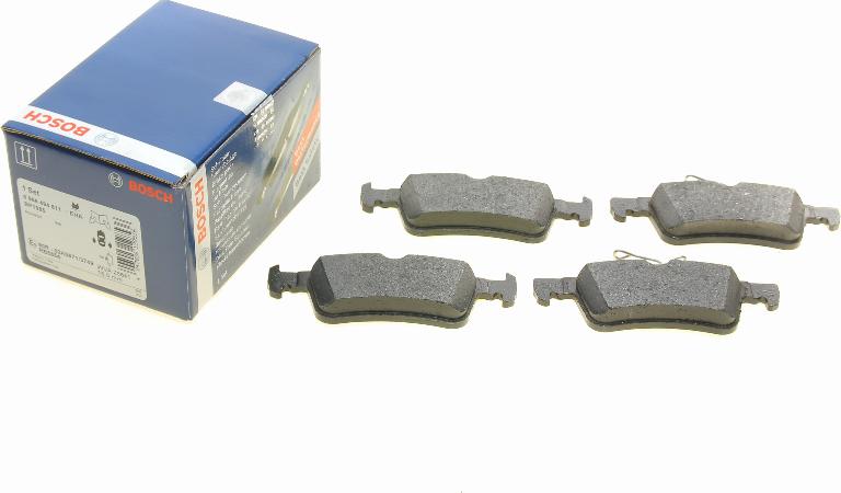 BOSCH 0 986 494 811 - Bremžu uzliku kompl., Disku bremzes www.autospares.lv