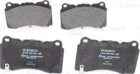 BOSCH 0 986 494 880 - Bremžu uzliku kompl., Disku bremzes www.autospares.lv