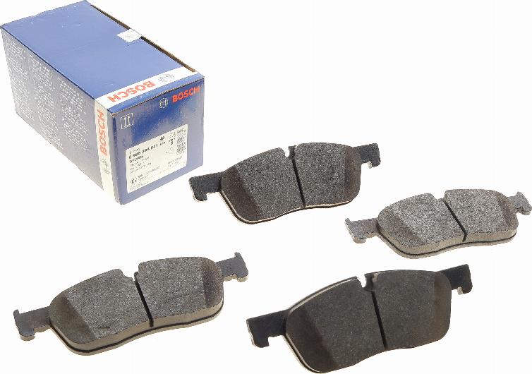 BOSCH 0 986 494 831 - Brake Pad Set, disc brake www.autospares.lv