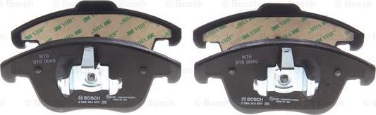 BOSCH 0 986 494 837 - Bremžu uzliku kompl., Disku bremzes www.autospares.lv