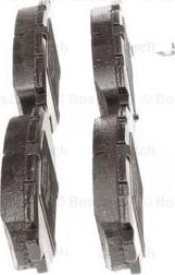 BOSCH 0 986 494 876 - Bremžu uzliku kompl., Disku bremzes www.autospares.lv