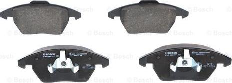 BOSCH 0 986 494 877 - Bremžu uzliku kompl., Disku bremzes www.autospares.lv