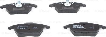 BOSCH 0 986 494 877 - Bremžu uzliku kompl., Disku bremzes www.autospares.lv