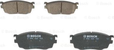 BOSCH 0 986 494 394 - Bremžu uzliku kompl., Disku bremzes www.autospares.lv