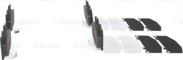 BOSCH 0 986 494 398 - Bremžu uzliku kompl., Disku bremzes www.autospares.lv