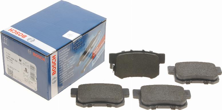 BOSCH 0 986 494 358 - Brake Pad Set, disc brake www.autospares.lv