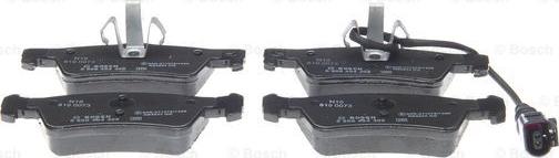 BOSCH 0 986 494 309 - Тормозные колодки, дисковые, комплект www.autospares.lv