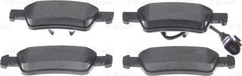 BOSCH 0 986 494 309 - Тормозные колодки, дисковые, комплект www.autospares.lv