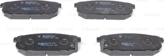 BOSCH 0 986 494 388 - Bremžu uzliku kompl., Disku bremzes www.autospares.lv