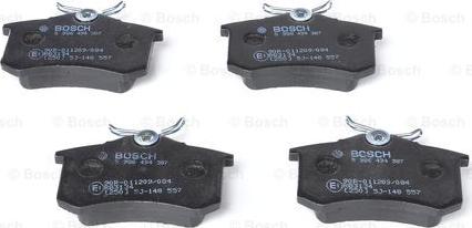 BOSCH 0 986 494 387 - Тормозные колодки, дисковые, комплект www.autospares.lv